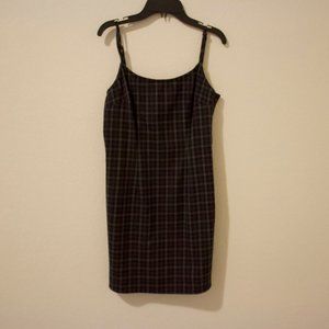 Plaid mini dress